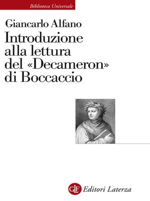 cover image of Introduzione alla lettura del «Decameron» di Boccaccio